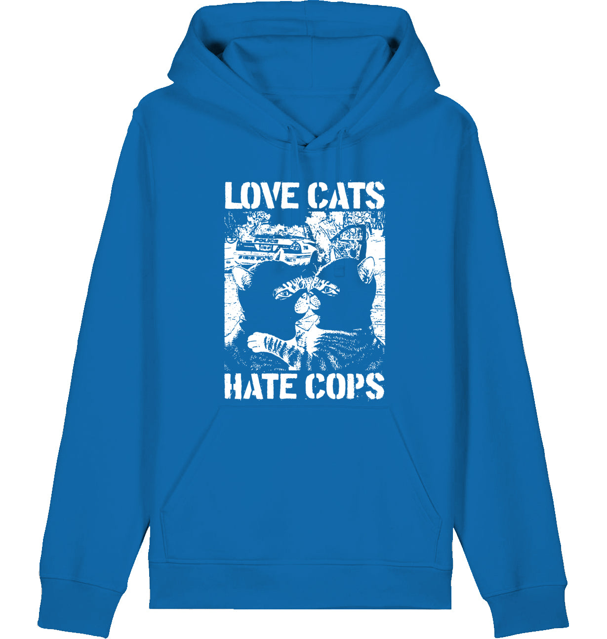 LOVE CATS HATE COPS 2.0 - Hoodie