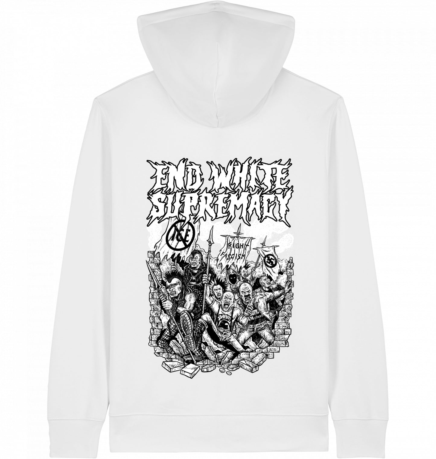 END WHITE SUPREMACY - Zipper