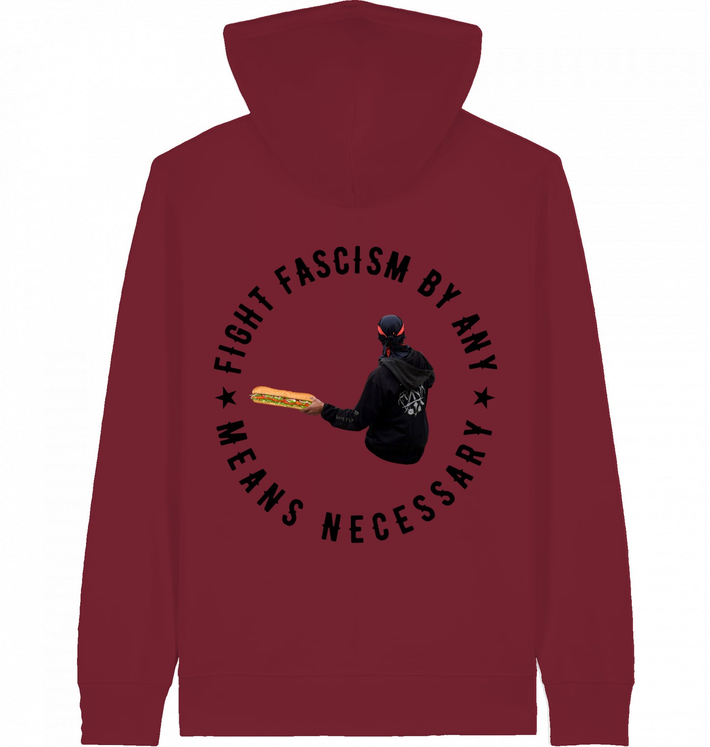 FIGHT FASCISM BY ANY MEANS - Zipper