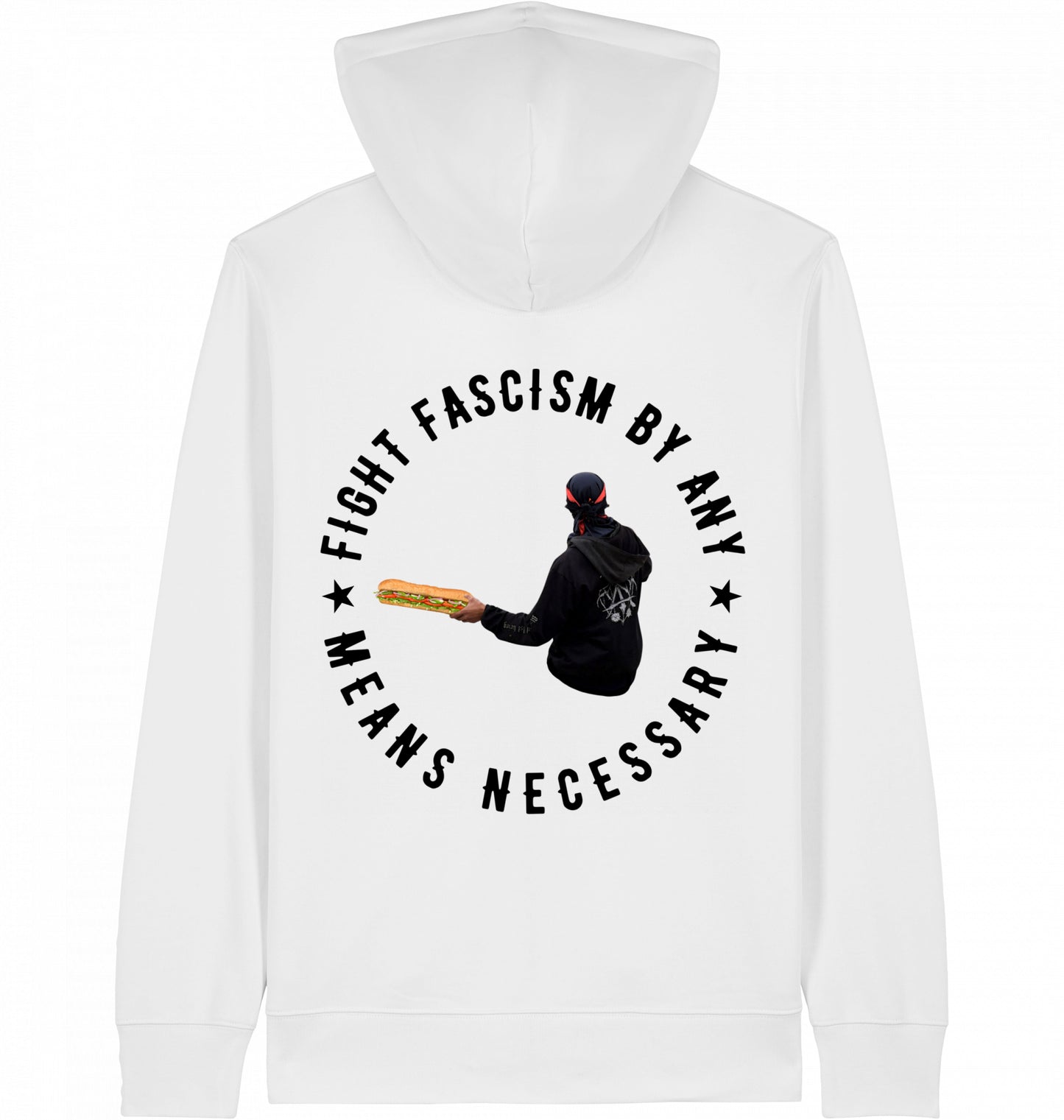 FIGHT FASCISM BY ANY MEANS - Zipper