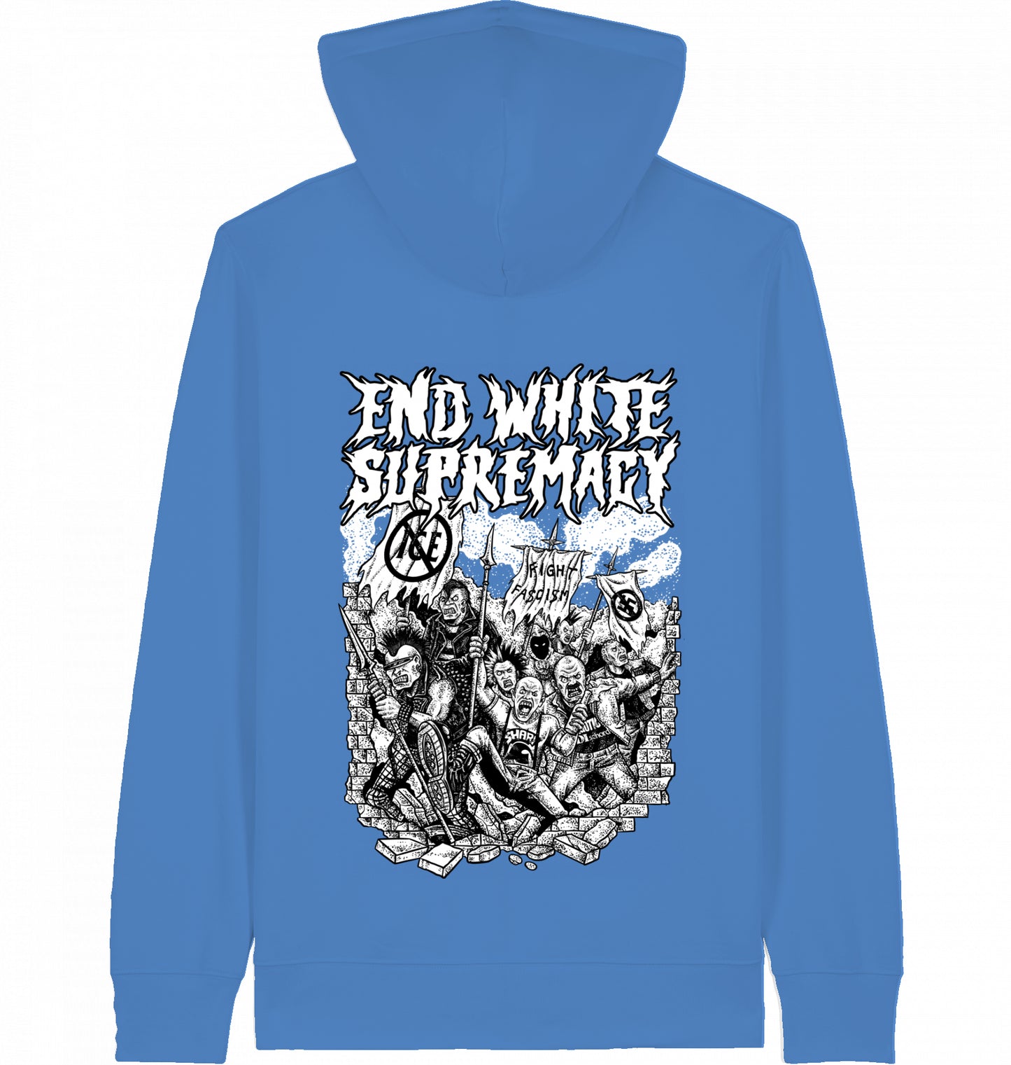 END WHITE SUPREMACY - Zipper