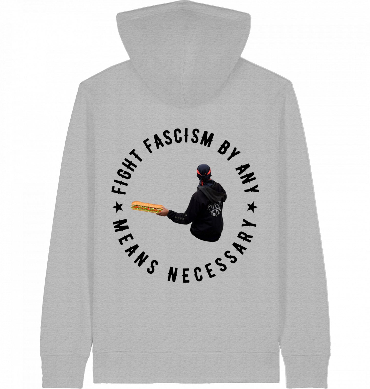 FIGHT FASCISM BY ANY MEANS - Zipper