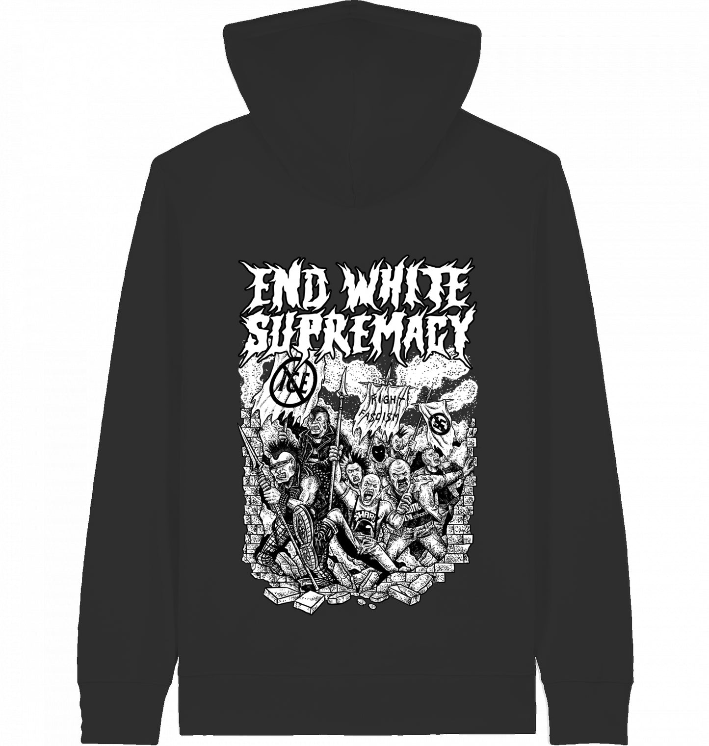 END WHITE SUPREMACY - Zipper