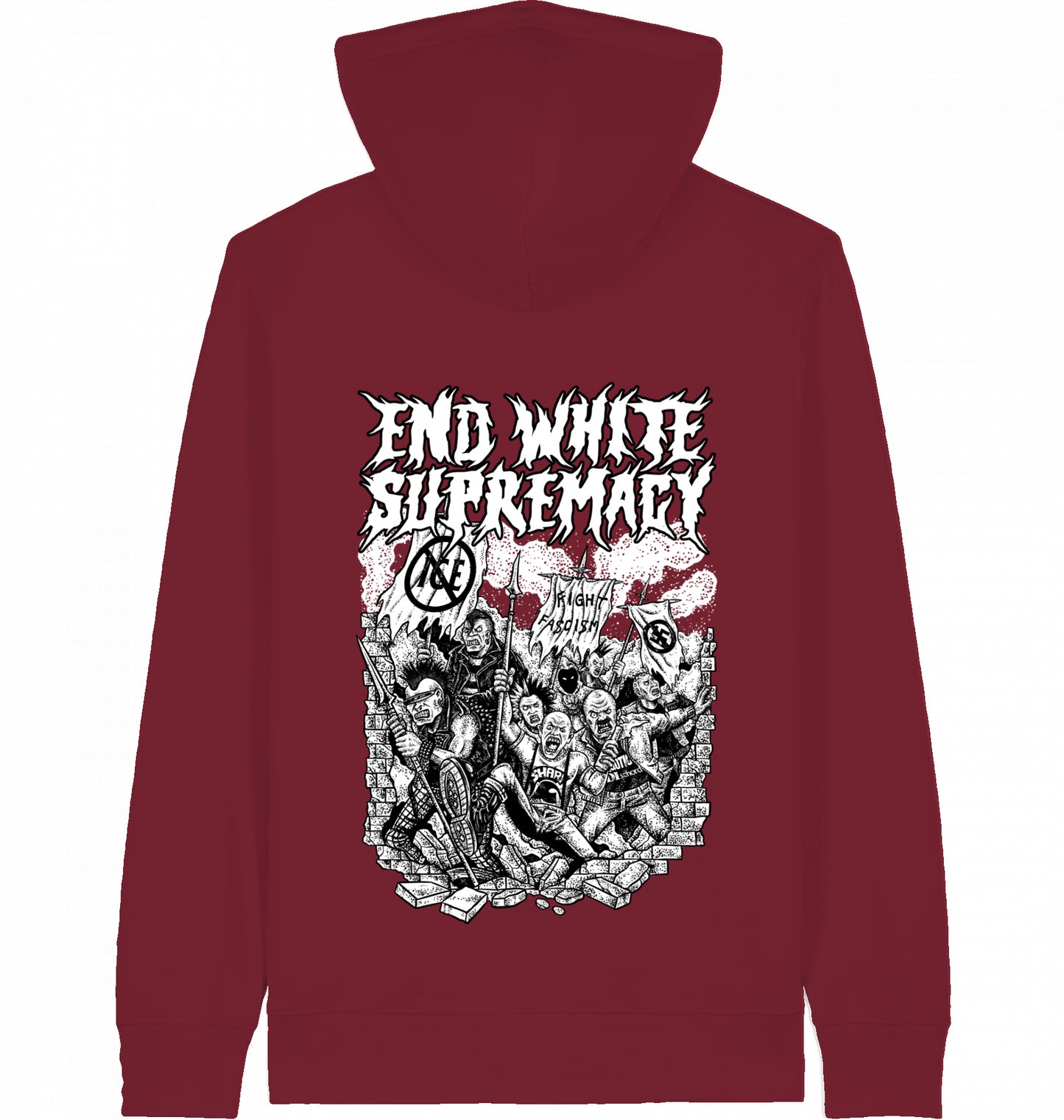 END WHITE SUPREMACY - Zipper