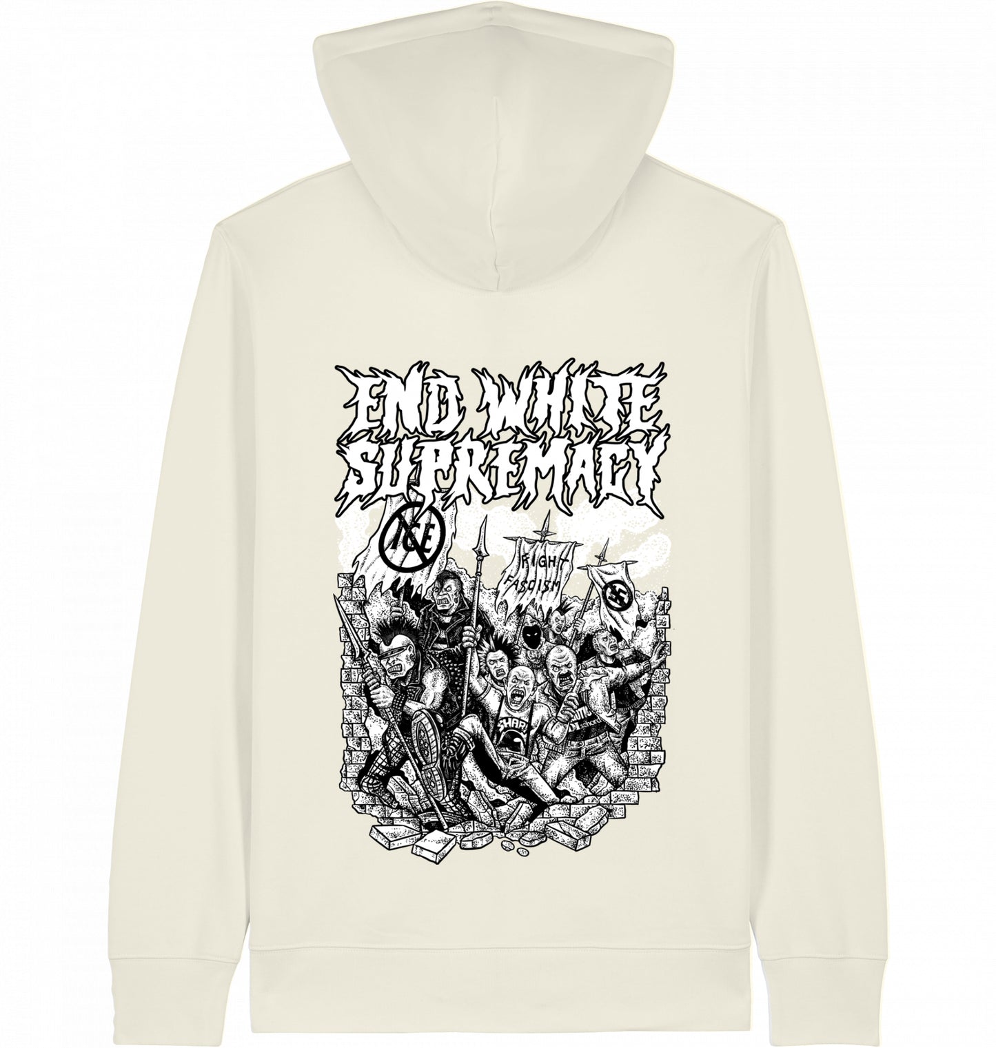 END WHITE SUPREMACY - Zipper