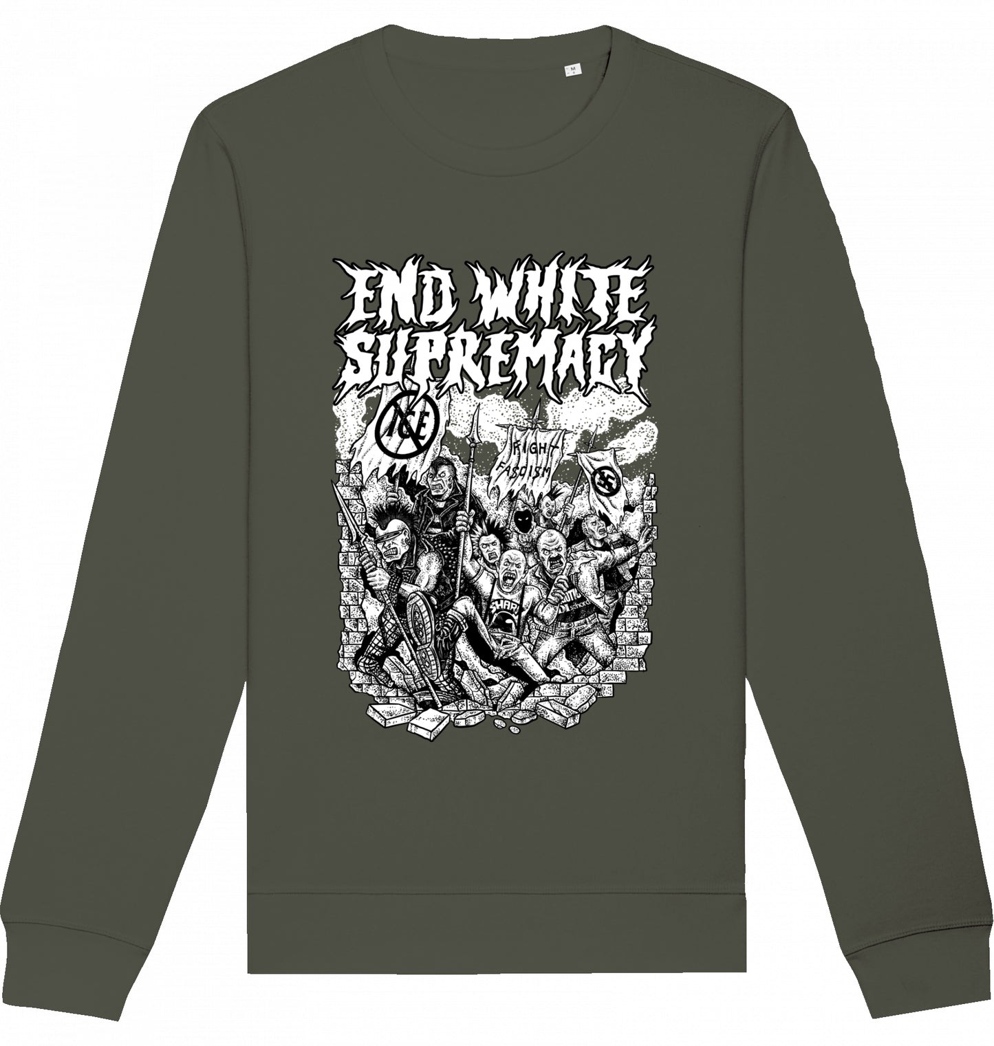 END WHITE SUPREMACY - Crewneck Unisex