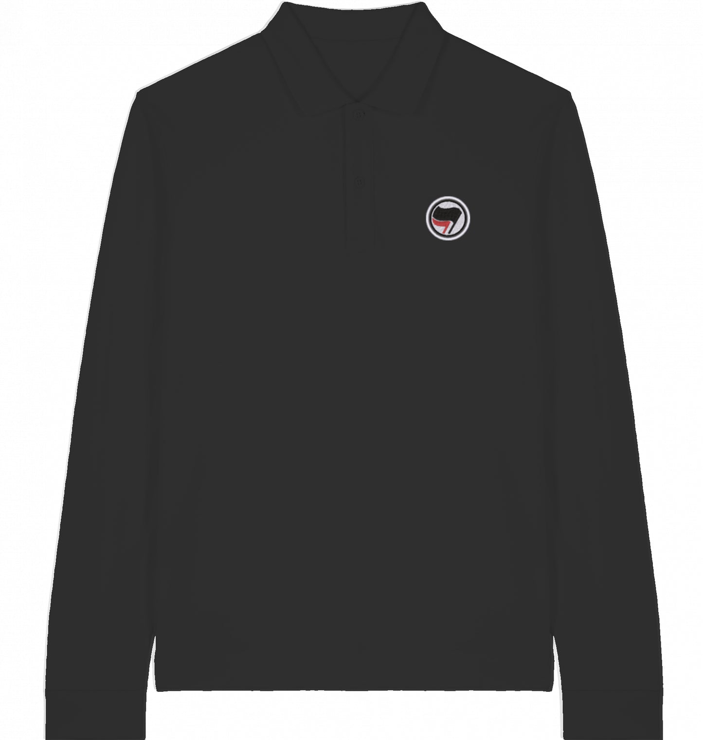 ANTIFA LONG SLEEVE POLO