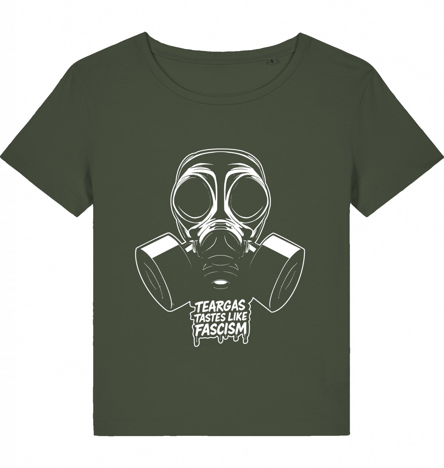 TEARGAS TASTES LIKE FASCISM WOM*N