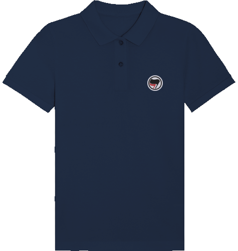 Antifa Flag POLO SHIRT WOM*N (embroidered)