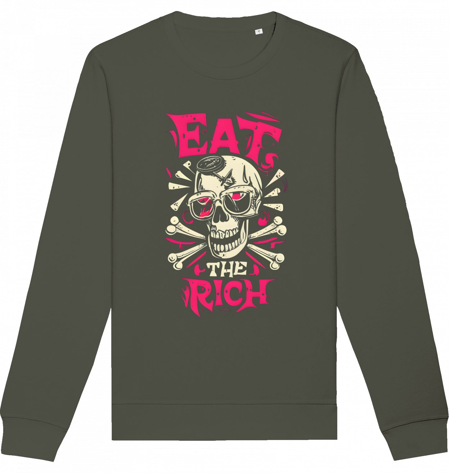 EAT THE RICH SKULL - Crewneck Unisex