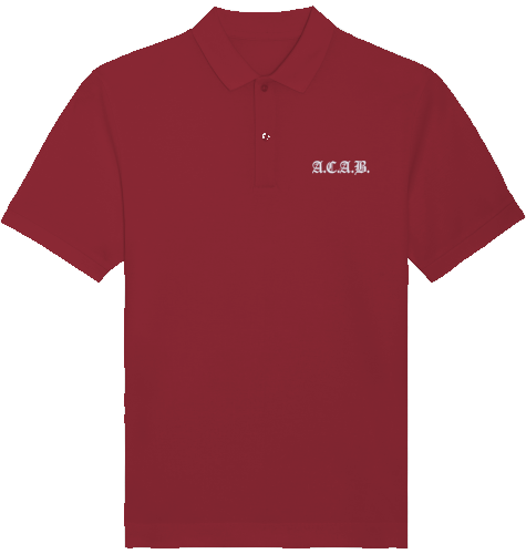 A.C.A.B. POLO SHIRT M*N (embroidered)