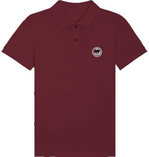 Antifa Flag POLO SHIRT WOM*N (embroidered)