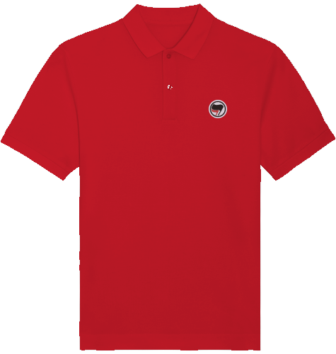 Antifa Flag POLO SHIRT M*N (embroidered)