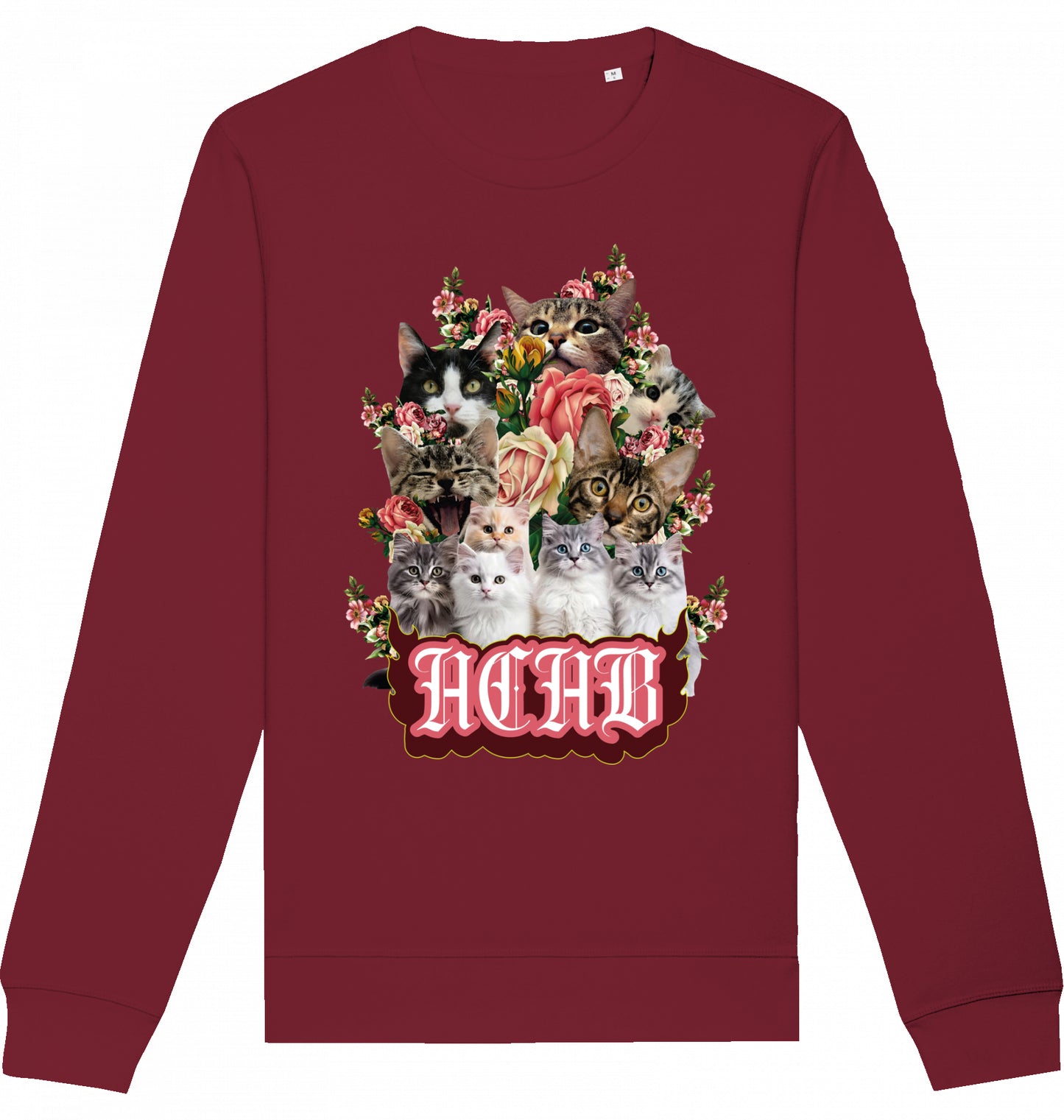 All Cats Are Beautiful - Flower Power - Crewneck Unisex