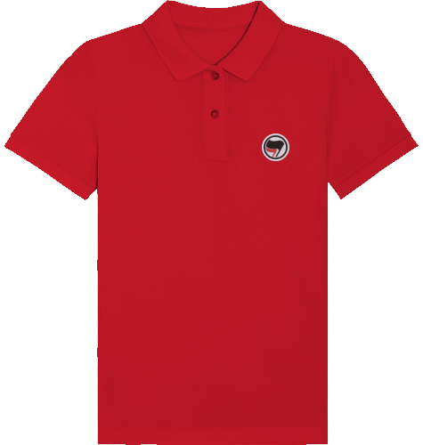 Antifa Flag POLO SHIRT WOM*N (embroidered)