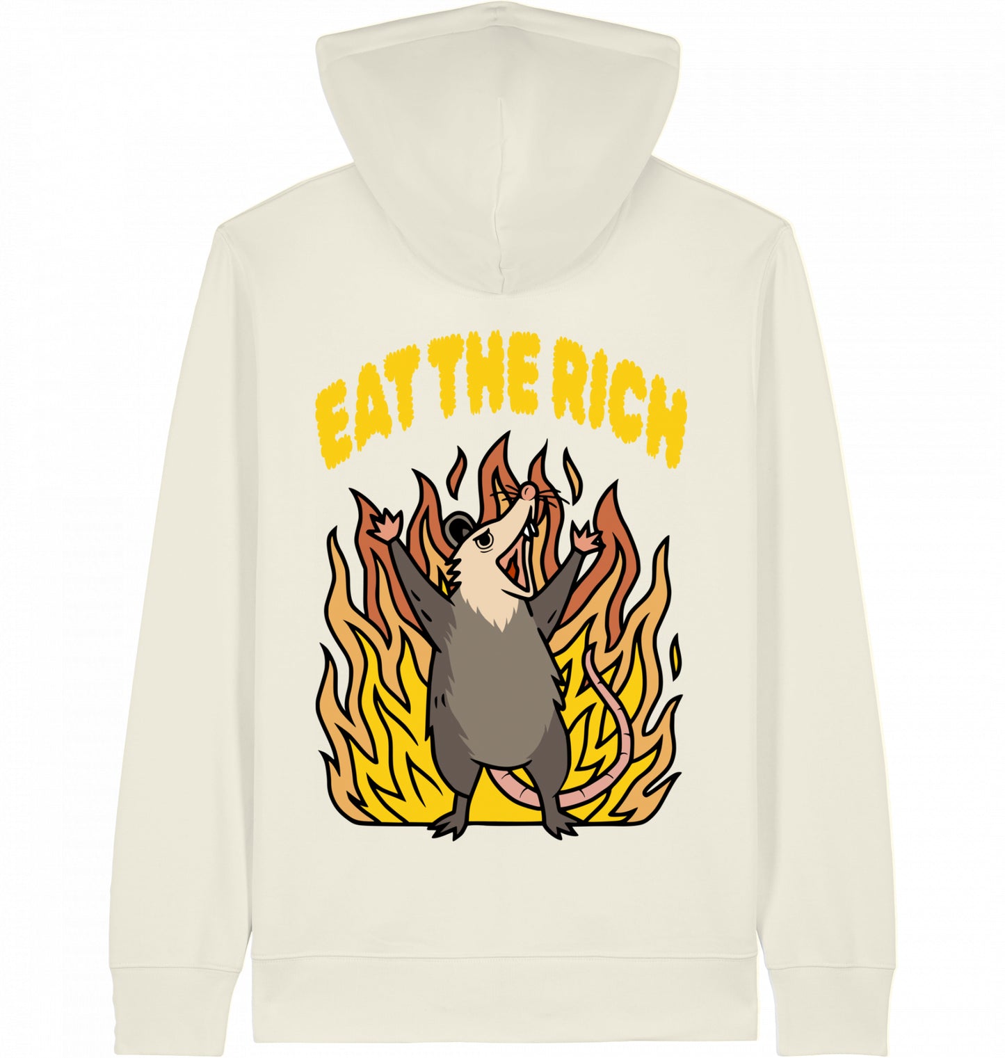 EAT THE RICH OPOSSUM - Zipper