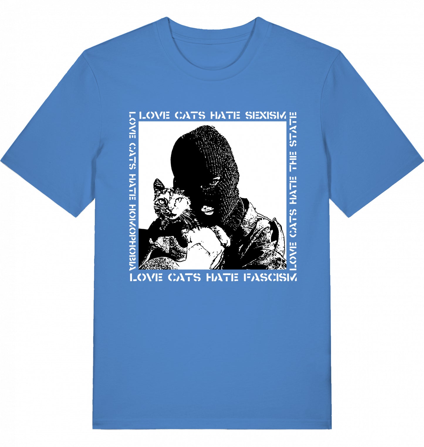 LOVE CATS HATE FASCISM - Unisex