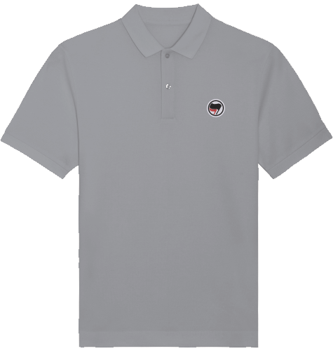 Antifa Flag POLO SHIRT M*N (embroidered)