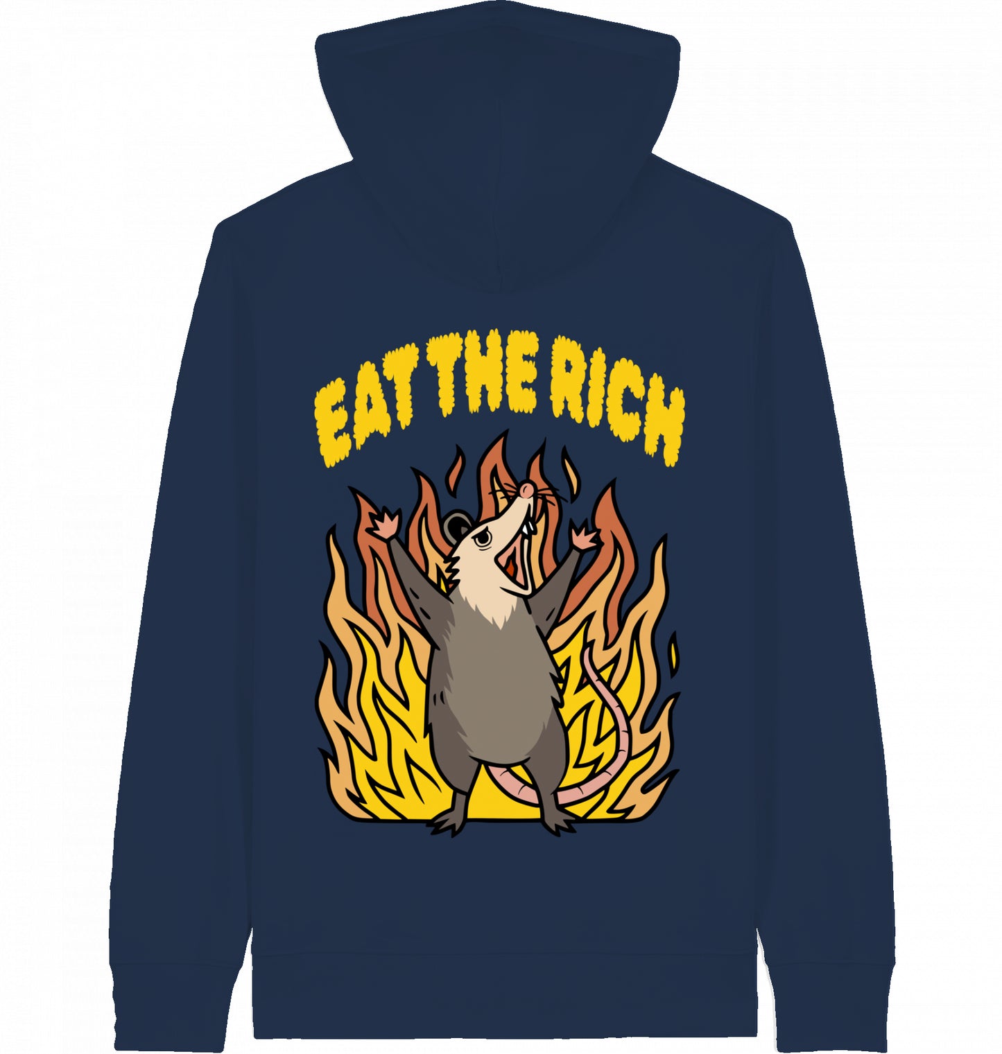 EAT THE RICH OPOSSUM - Zipper