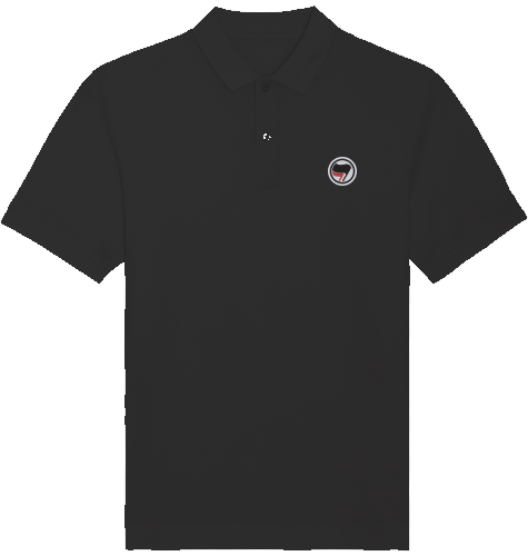 Antifa Flag POLO SHIRT M*N (embroidered)