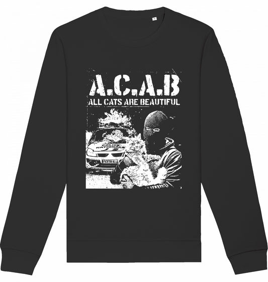 LOVE CATS HATE COPS - Crewneck Unisex