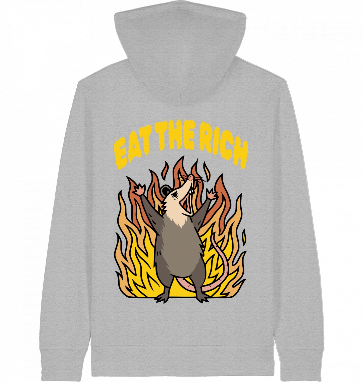 EAT THE RICH OPOSSUM - Zipper