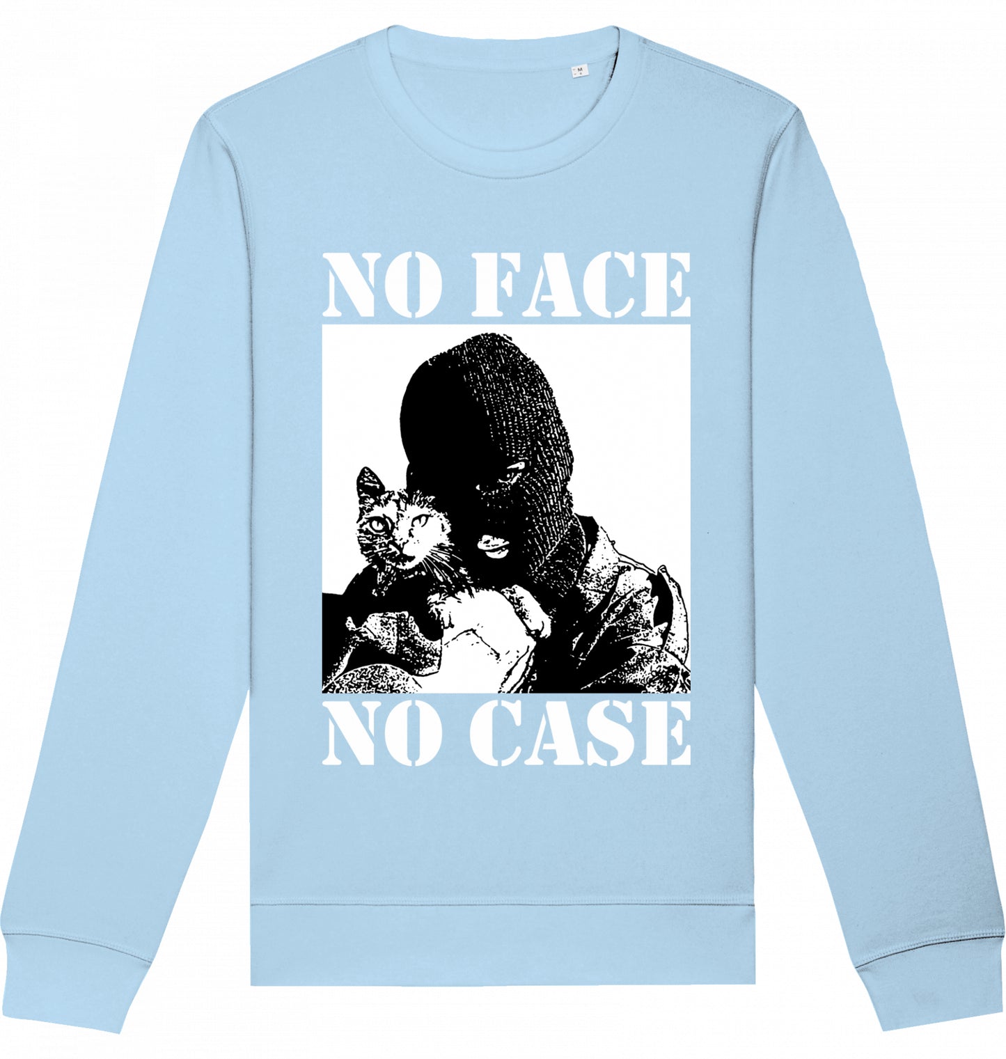 NO FACE NO CASE - Crewneck Unisex