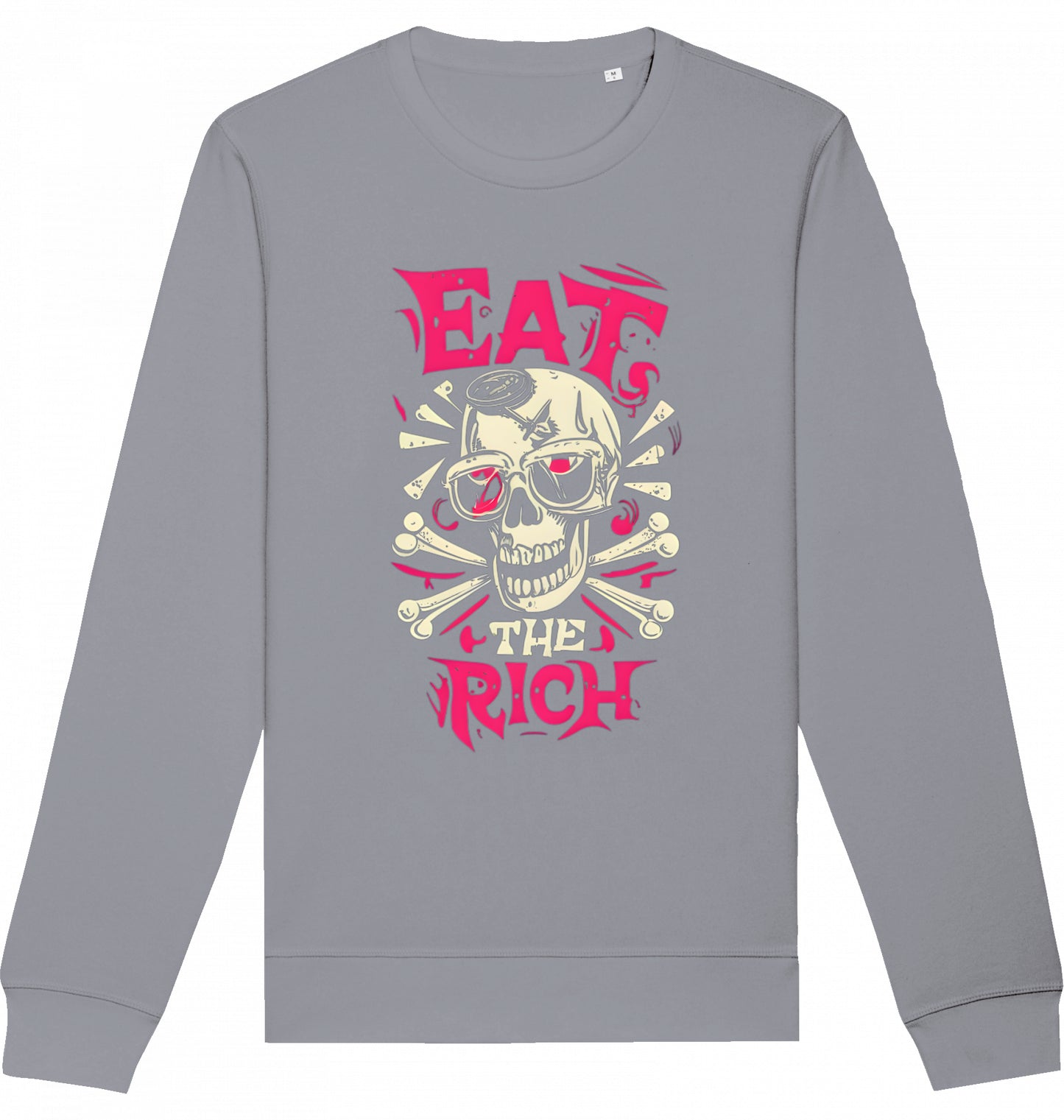 EAT THE RICH SKULL - Crewneck Unisex