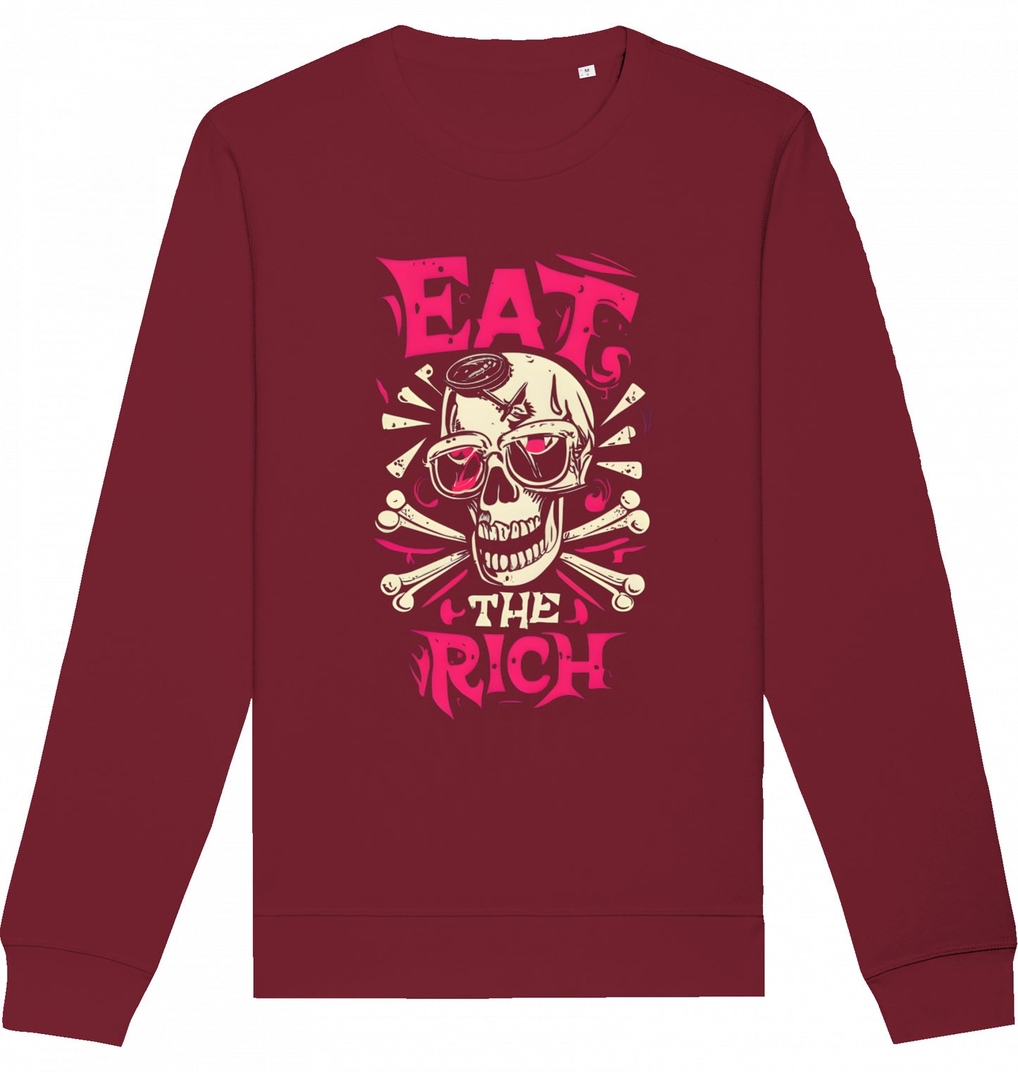 EAT THE RICH SKULL - Crewneck Unisex