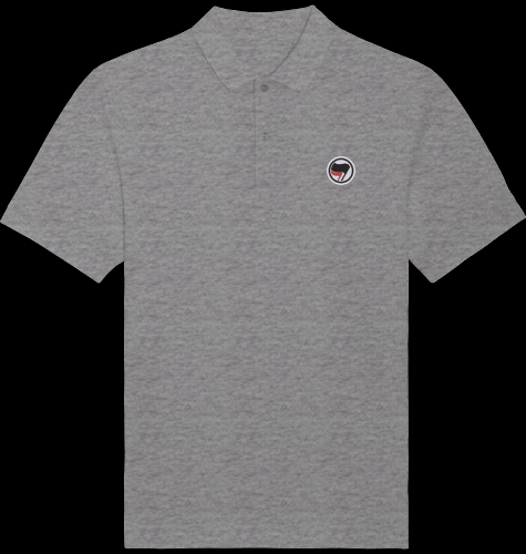 Antifa Flag POLO SHIRT M*N (embroidered)