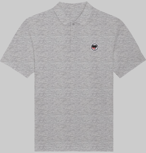 Antifa Flag POLO SHIRT M*N (embroidered)