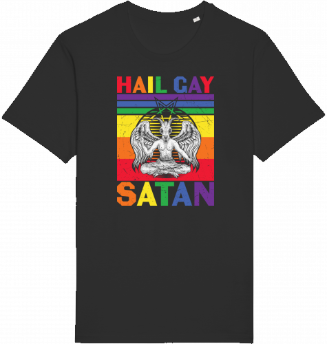 Hail Satan T-Shirt | Embrace Rebellion - Antifascist Clothing 