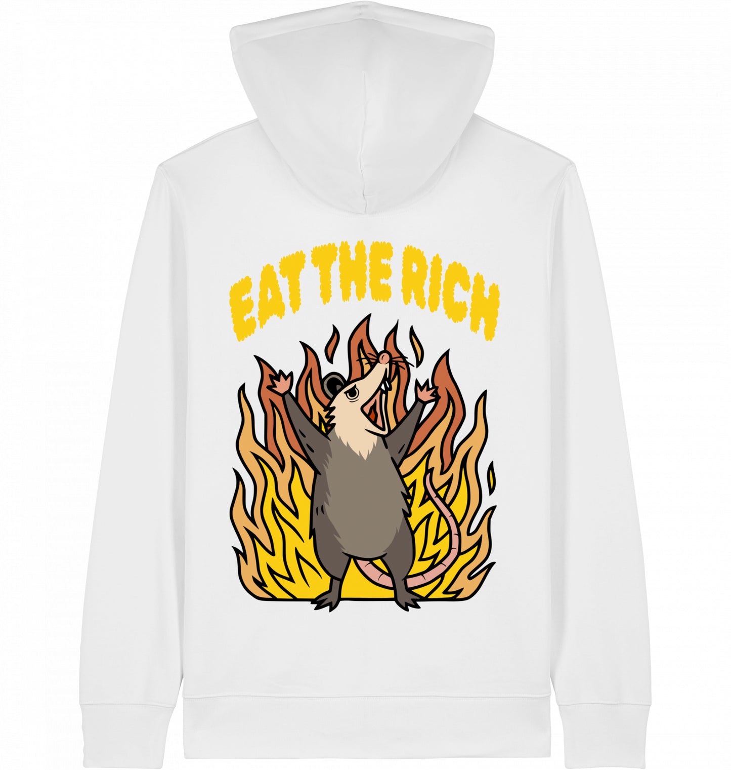 EAT THE RICH OPOSSUM - Zipper