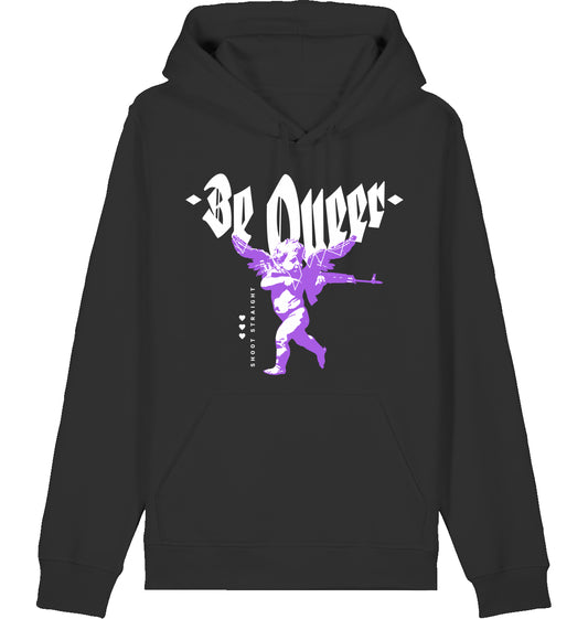 Be Queer Shoot Straight - Hoodie