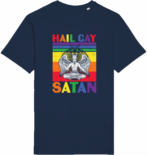 Hail Satan T-Shirt | Embrace Rebellion - Antifascist Clothing 