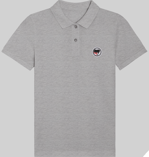 Antifa Flag POLO SHIRT WOM*N (embroidered)