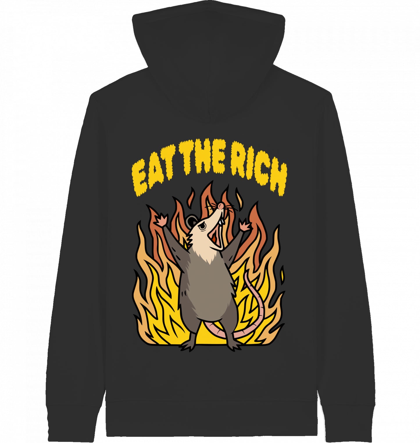 EAT THE RICH OPOSSUM - Zipper