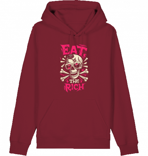 EAT THE RICH (SKULL) HOODIE