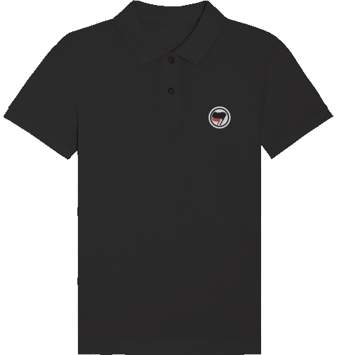 Antifa Flag POLO SHIRT WOM*N (embroidered)