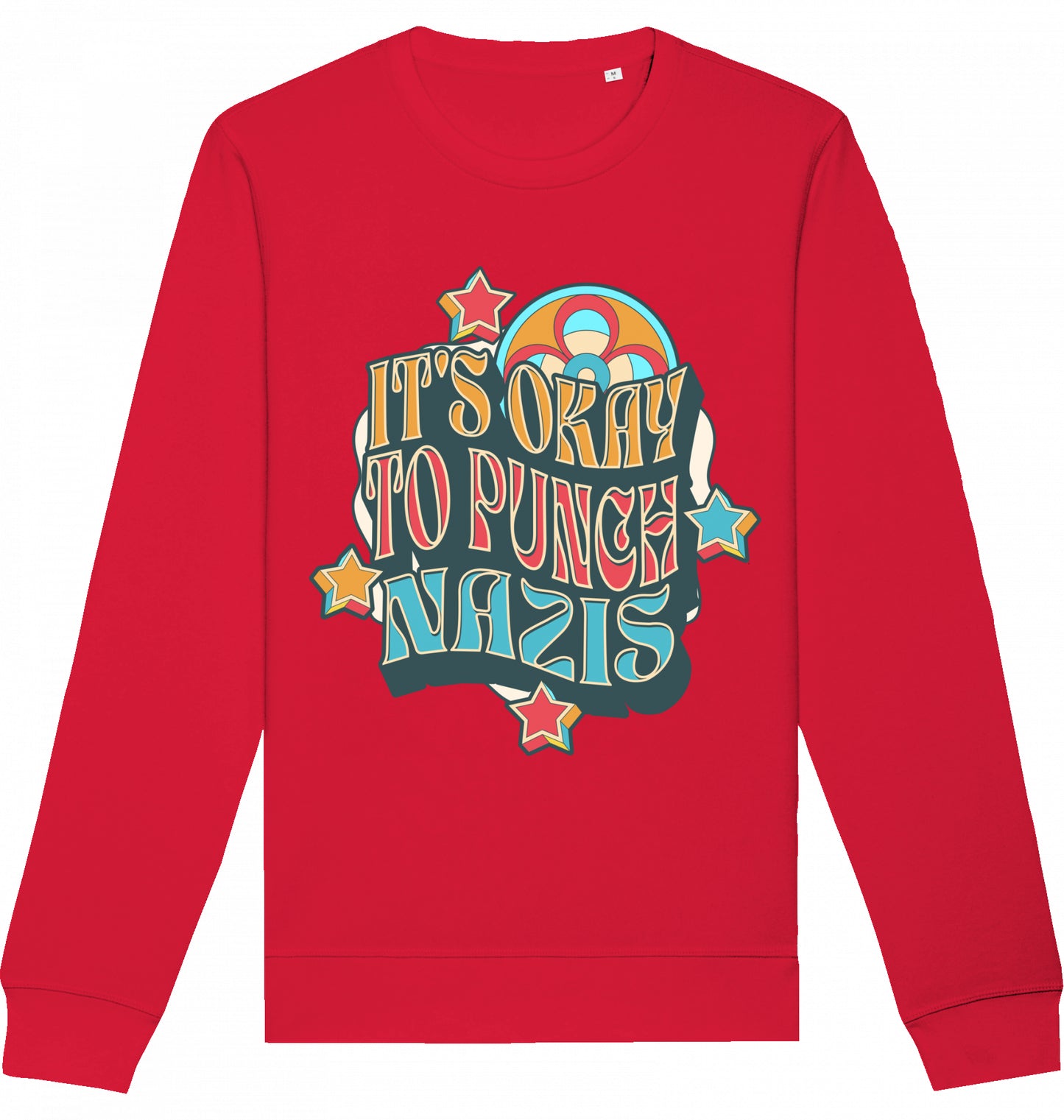 It's okay to punch Nazis - Crewneck Unisex